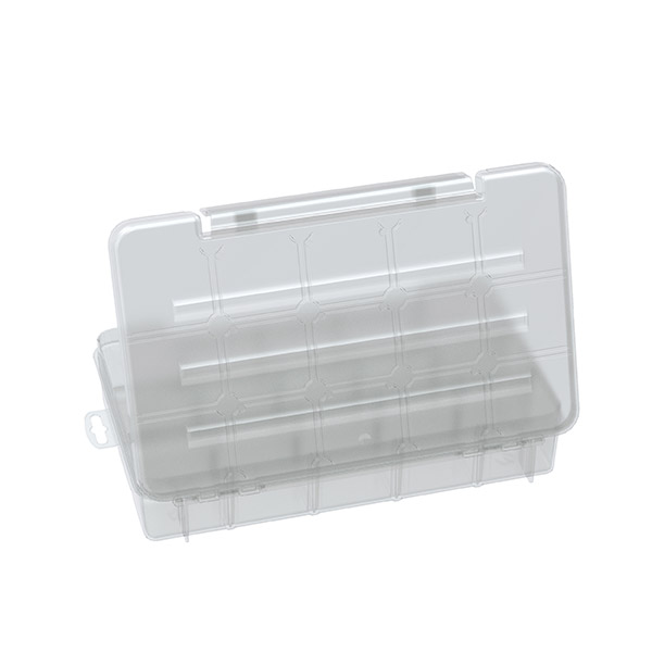 805 Westward Clear Plastic Adjustable Parts Organizer Box