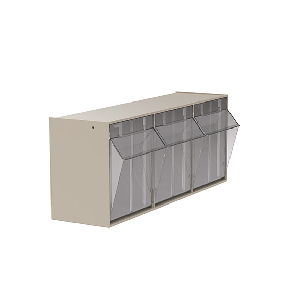 Tip-Out Bins - 3 Bin Unit