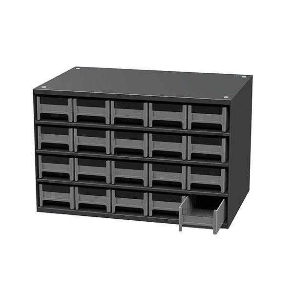 Akro Mils 19 Series Steel Storage Cabinet Stackable 20 Plastic Storage Drawers 19320