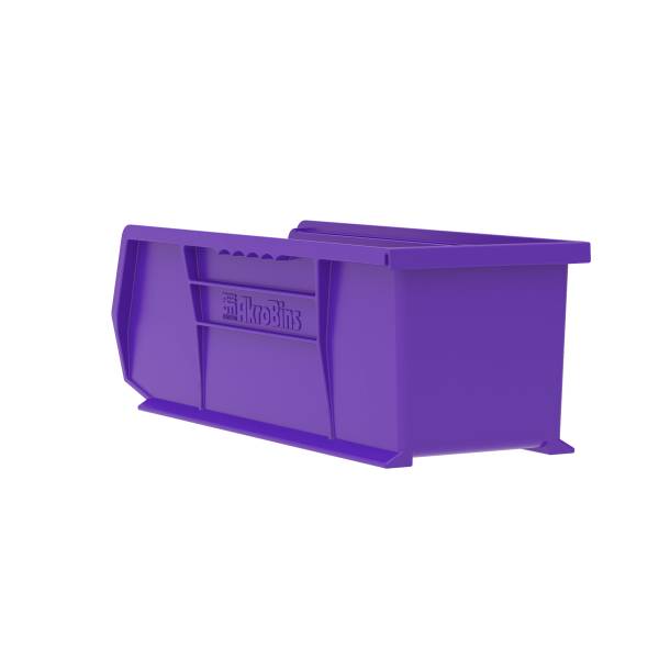 Akro Mils All Purpose Storage Box 12 x 6 x 4 Translucent Purple