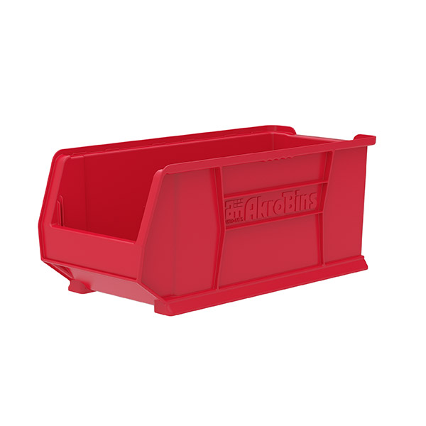 Akro-Mils Stak-N-Store Bins, Plastic Storage Bins, Plastic Hopper Bins