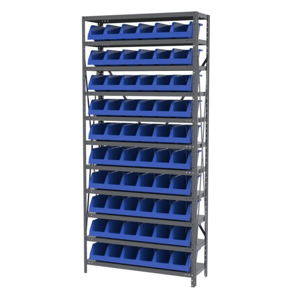 Steel Shelving 11 shelves w 10 System Bins - AS1279312 - Image 2