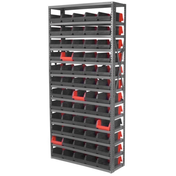 Steel Shelving 13 shelves w Indicator Bins - AS1279364 - Image 2