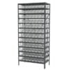 Steel Shelving 13 shelves w 96 Shelf Bins - AS1879128 - Image 3